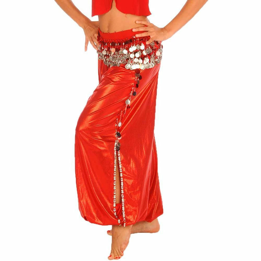 Miss Belly Dance BOTTOMS Belly Dance Shiny Lycra Harem Pants With Side Slits | MUITOSEI 2 Miss Belly Dance BOTTOMS Belly Dance Shiny Lycra Harem Pants With Side Slits | MUITOSEI
