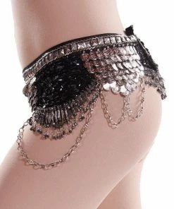 Miss Belly Dance PLUS SIZE Belly Dance Shiny Tribal Belt | RAQS N' ROCK