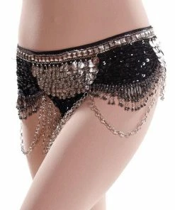 Miss Belly Dance PLUS SIZE Belly Dance Shiny Tribal Belt | RAQS N' ROCK