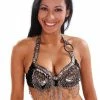 Miss Belly Dance Belly Dance Shiny Tribal Bra | Raqs N' Rock Bra TOPS