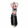 Miss Belly Dance Belly Dance Skirt, Coin Bra, & Coin Belt Costume Set | ONYXRAVE BELLY DANCE COSTUMES