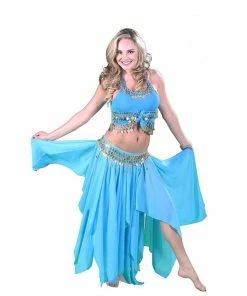 Miss Belly Dance Belly Dance Skirt, Top, & Coin Belt Costume Set | REVELRY BELLY DANCE COSTUMES 9 Miss Belly Dance Belly Dance Skirt, Top, & Coin Belt Costume Set | REVELRY BELLY DANCE COSTUMES