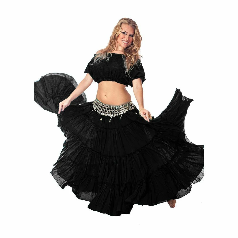 Miss Belly Dance Belly Dance Skirt, Top, & Coin Belt Costume Set | SPINNING SPIRIT 4 Miss Belly Dance Belly Dance Skirt, Top, & Coin Belt Costume Set | SPINNING SPIRIT