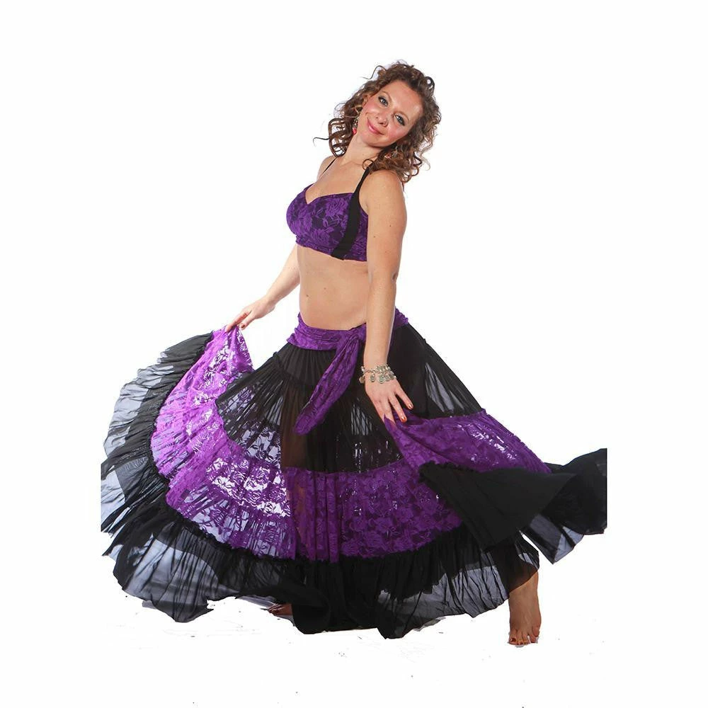 Miss Belly Dance BELLY DANCE COSTUMES Belly Dance Skirt, Top, & Hip Scarf Costume Set | COLOR DOBLE 2 Miss Belly Dance BELLY DANCE COSTUMES Belly Dance Skirt, Top, & Hip Scarf Costume Set | COLOR DOBLE