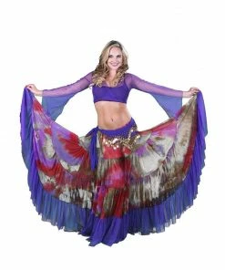 Miss Belly Dance Belly Dance Skirt, Top, & Hip Scarf Costume Set | CYPRUIA BELLY DANCE COSTUMES