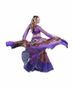 Miss Belly Dance Belly Dance Skirt, Top, & Hip Scarf Costume Set | CYPRUIA BELLY DANCE COSTUMES