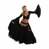 Miss Belly Dance Belly Dance Skirt, Top, & Hip Scarf Costume Set | ESMA II