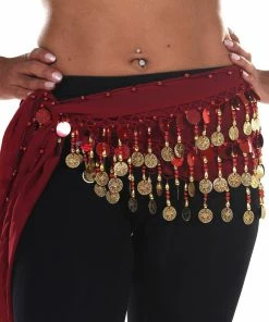 Miss Belly Dance Belly Dance Small Length Chiffon Multi-Row Hip Scarf | GEELIE BOTTOMS 20 Miss Belly Dance Belly Dance Small Length Chiffon Multi-Row Hip Scarf | GEELIE BOTTOMS