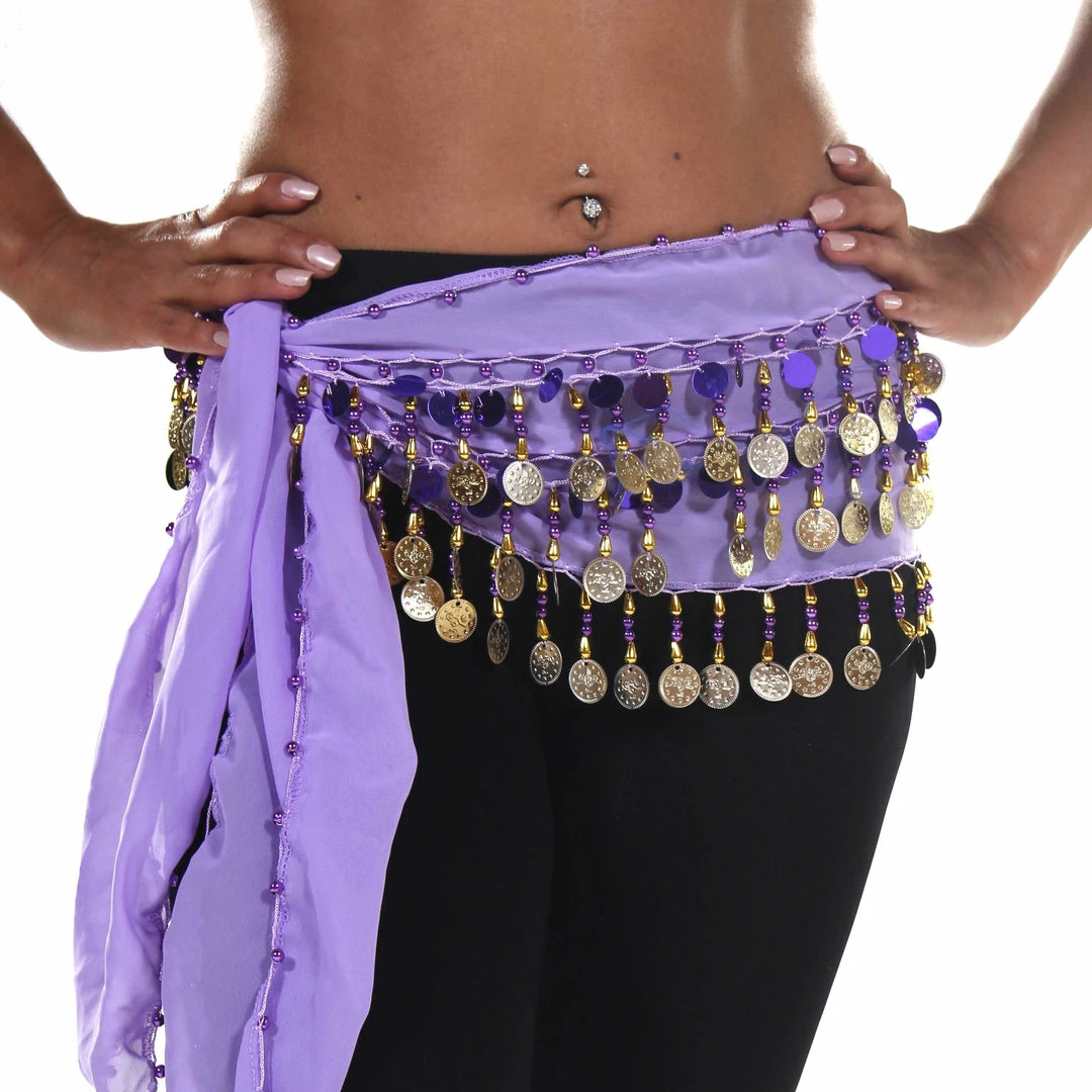 Miss Belly Dance Belly Dance Small Length Chiffon Multi-Row Hip Scarf | GEELIE BOTTOMS 3 Miss Belly Dance Belly Dance Small Length Chiffon Multi-Row Hip Scarf | GEELIE BOTTOMS