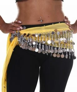 Miss Belly Dance Belly Dance Small Length Chiffon Multi-Row Hip Scarf | GEELIE BOTTOMS 14 Miss Belly Dance Belly Dance Small Length Chiffon Multi-Row Hip Scarf | GEELIE BOTTOMS