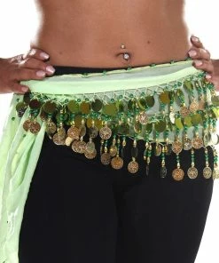 Miss Belly Dance Belly Dance Small Length Chiffon Multi-Row Hip Scarf | GEELIE BOTTOMS 16 Miss Belly Dance Belly Dance Small Length Chiffon Multi-Row Hip Scarf | GEELIE BOTTOMS
