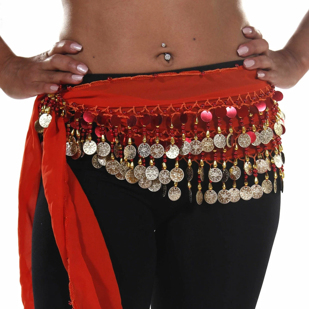 Miss Belly Dance Belly Dance Small Length Chiffon Multi-Row Hip Scarf | GEELIE BOTTOMS 7 Miss Belly Dance Belly Dance Small Length Chiffon Multi-Row Hip Scarf | GEELIE BOTTOMS