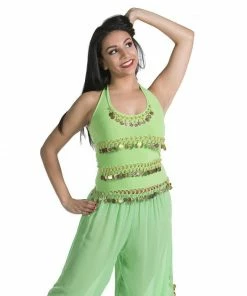 Miss Belly Dance TOPS Belly Dance Stretchy Lycra Halter Top | FESTIVE 19 Miss Belly Dance TOPS Belly Dance Stretchy Lycra Halter Top | FESTIVE