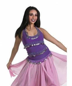 Miss Belly Dance TOPS Belly Dance Stretchy Lycra Halter Top | FESTIVE 15 Miss Belly Dance TOPS Belly Dance Stretchy Lycra Halter Top | FESTIVE