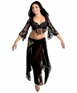 Miss Belly Dance Belly Dance Top, Skirt, & Hip Scarf Costume Set | KIRA'S SONG BELLY DANCE COSTUMES