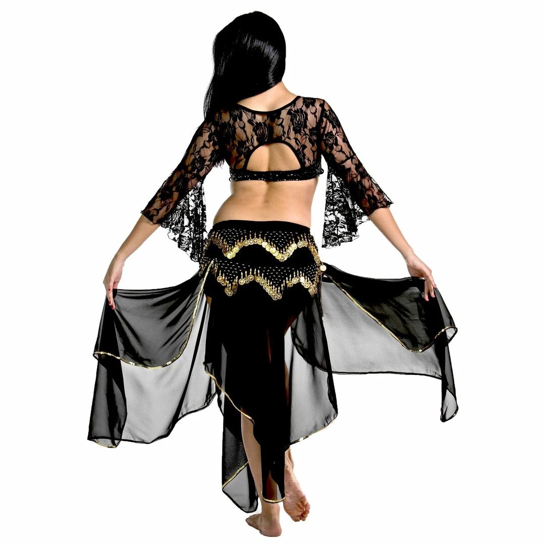 Miss Belly Dance Belly Dance Top, Skirt, & Hip Scarf Costume Set | KIRA'S SONG BELLY DANCE COSTUMES 4 Miss Belly Dance Belly Dance Top, Skirt, & Hip Scarf Costume Set | KIRA'S SONG BELLY DANCE COSTUMES