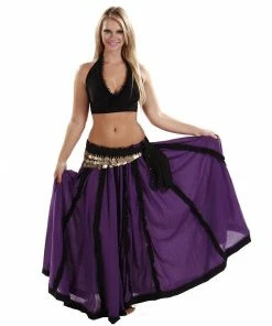 Miss Belly Dance Belly Dance Top, Skirt, & Hip Scarf Costume Set | RAQS TANOR BELLY DANCE COSTUMES