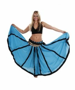Miss Belly Dance Belly Dance Top, Skirt, & Hip Scarf Costume Set | RAQS TANOR BELLY DANCE COSTUMES