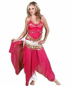 Miss Belly Dance Belly Dance Top, Skirt, Pants, & Hip Scarf Costume Set | RAQS TONIGHT BELLY DANCE COSTUMES