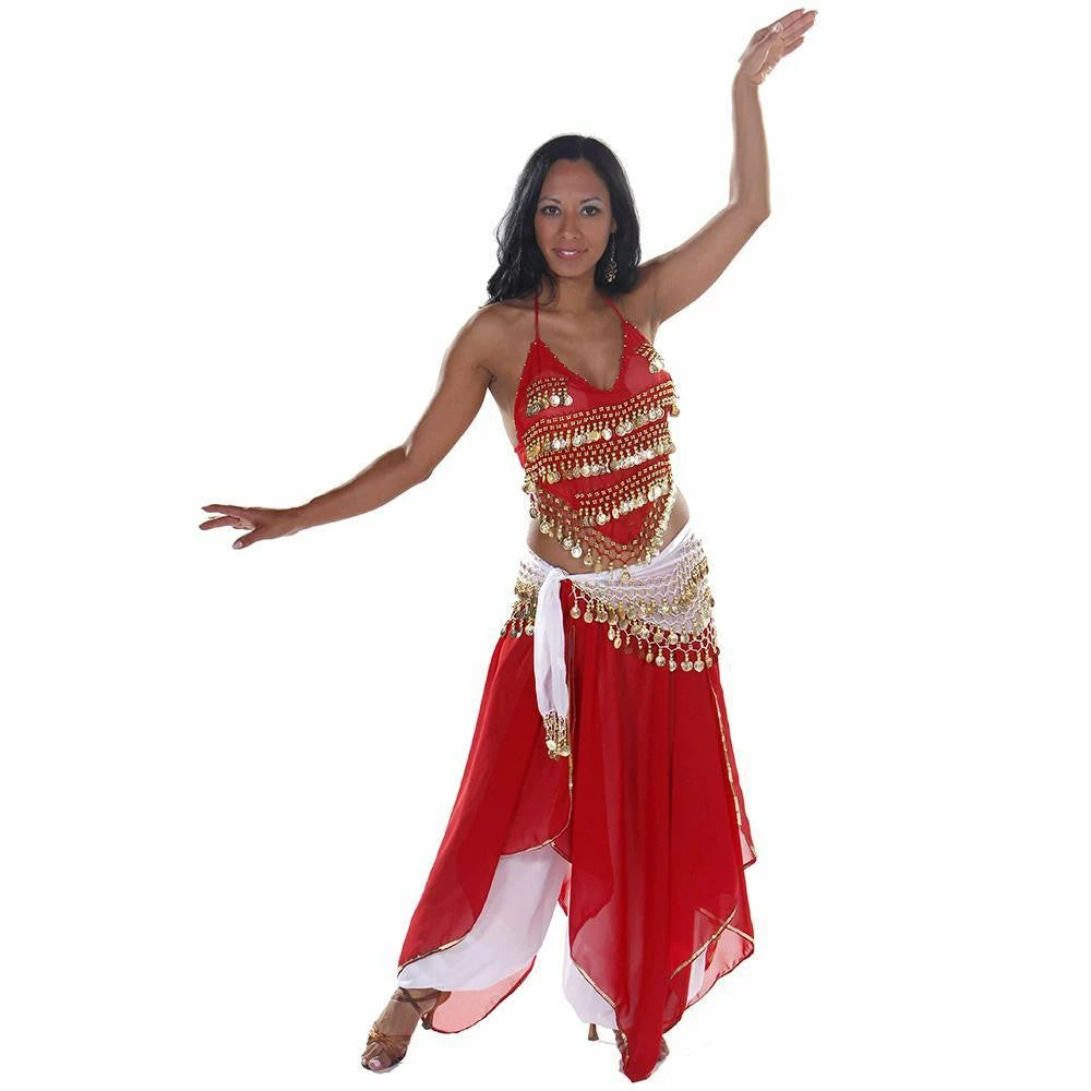 Miss Belly Dance Belly Dance Top, Skirt, Pants, & Hip Scarf Costume Set | RAQS TONIGHT BELLY DANCE COSTUMES 2 Miss Belly Dance Belly Dance Top, Skirt, Pants, & Hip Scarf Costume Set | RAQS TONIGHT BELLY DANCE COSTUMES