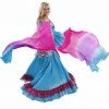 Miss Belly Dance Belly Dance Tri-Color Fan Veil | TRICOLOR KOI