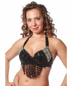 Miss Belly Dance Belly Dance Tribal Beaded Bra | LAILAT RAQS