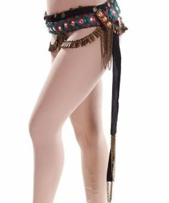 Miss Belly Dance PLUS SIZE Belly Dance Tribal Belt With Tail | ACHOJAI