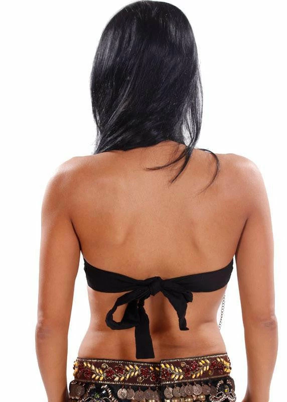 Miss Belly Dance TOPS Belly Dance Tribal Bra With Feathers | LE MASQUE 2 Miss Belly Dance TOPS Belly Dance Tribal Bra With Feathers | LE MASQUE