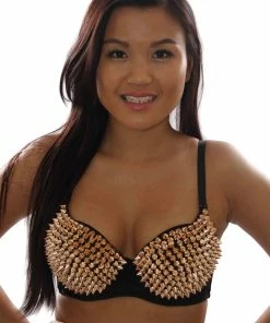 Miss Belly Dance TOPS Belly Dance Tribal Bra With Spikes | SPIKE IT UP