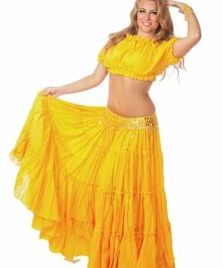 Miss Belly Dance Belly Dance Tribal Cotton 25 Yard Skirt | FIERY FRILLS BOTTOMS