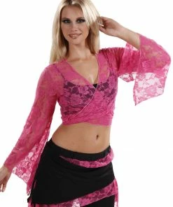 Miss Belly Dance Belly Dance Tribal Lace Choli Top | AMANI AMOR TOPS