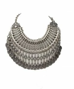 Miss Belly Dance Belly Dance Tribal Necklace With Coins Necklaces