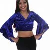 Miss Belly Dance Belly Dance Velvet Choli Tie Top | MELOURA TOPS