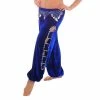 Miss Belly Dance Belly Dance Velvet Harem Pants With Side Cut-Outs | HIPCHI BOTTOMS