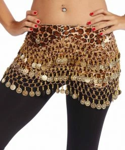 Miss Belly Dance Belly Dance Velvet Wavy Design Hip Scarf | LAYERED LEBNANIYA