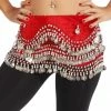 Miss Belly Dance Belly Dance Velvet Wavy Design Hip Scarf | LAYERED LEBNANIYA
