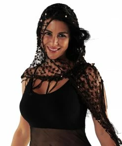Miss Belly Dance Belly Dancer Colorful Net Hip Scarf | MASRI MESH