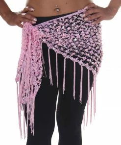 Miss Belly Dance Belly Dancer Colorful Net Hip Scarf | MASRI MESH