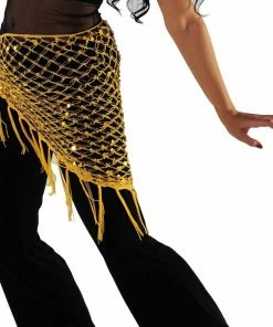 Miss Belly Dance Belly Dancer Colorful Net Hip Scarf | MASRI MESH
