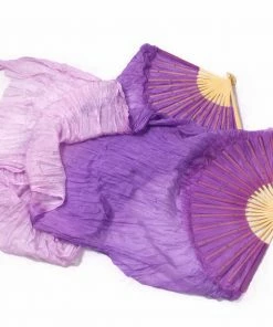 Miss Belly Dance Fan Veils Belly Dancer Fan Veil | ALMA HEATHER