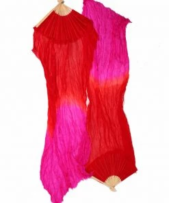 Miss Belly Dance Belly Dancer Fan Veil | FLAME FLOWER