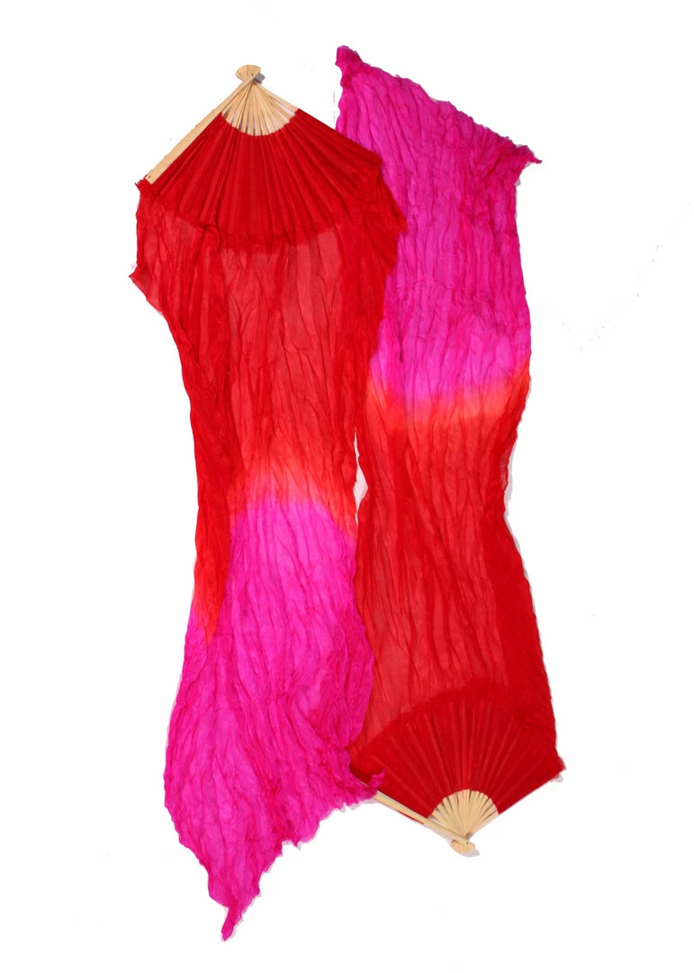 Miss Belly Dance Belly Dancer Fan Veil | FLAME FLOWER 1 Miss Belly Dance Belly Dancer Fan Veil | FLAME FLOWER