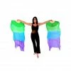 Miss Belly Dance Belly Dancer Fan Veil | WATER DANCE Fan Veils