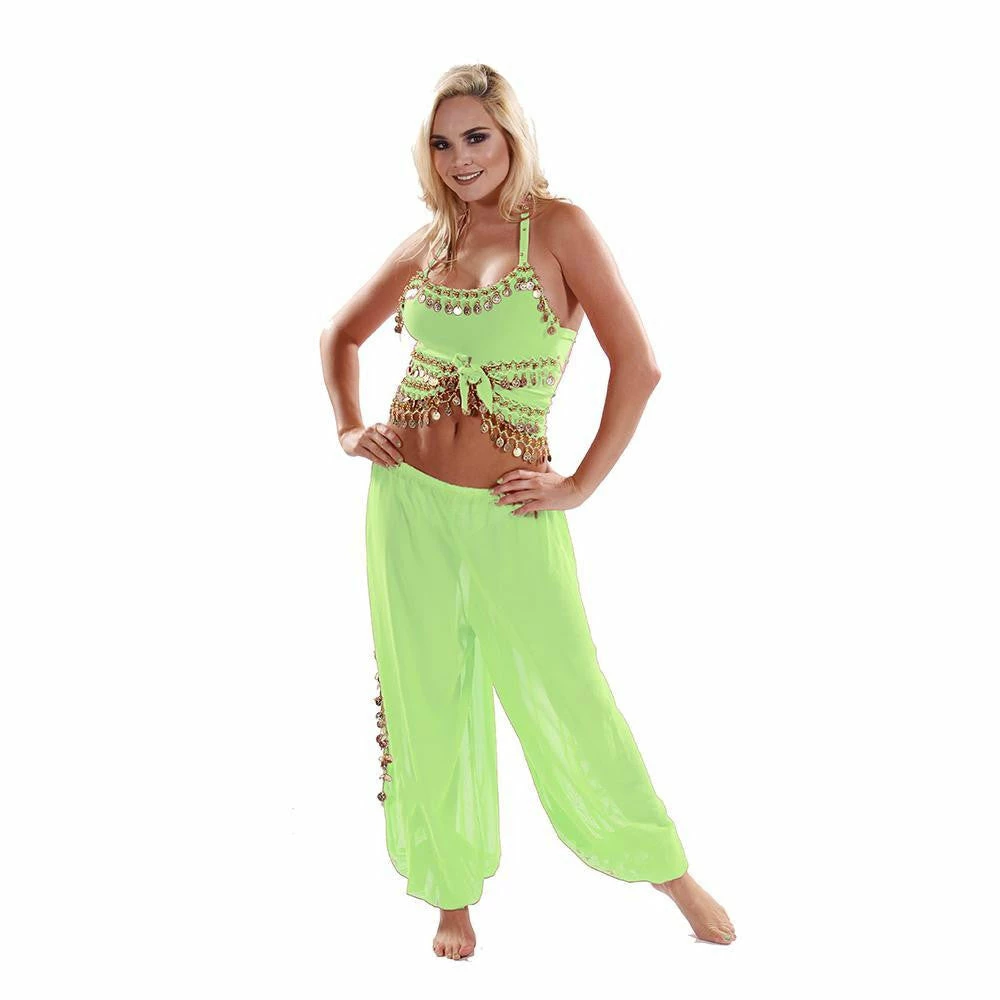 Miss Belly Dance Belly Dancing Harem Pants & Tank Top Costume Set | SADIQA BELLY DANCE COSTUMES 5 Miss Belly Dance Belly Dancing Harem Pants & Tank Top Costume Set | SADIQA BELLY DANCE COSTUMES