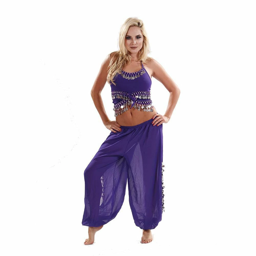 Miss Belly Dance Belly Dancing Harem Pants & Tank Top Costume Set | SADIQA BELLY DANCE COSTUMES 7 Miss Belly Dance Belly Dancing Harem Pants & Tank Top Costume Set | SADIQA BELLY DANCE COSTUMES