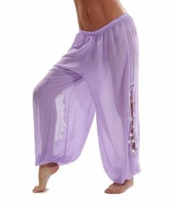Miss Belly Dance Bellydancer Chiffon Harem Pants With Side Slits | MAIDEN DANCE BOTTOMS 21 Miss Belly Dance Bellydancer Chiffon Harem Pants With Side Slits | MAIDEN DANCE BOTTOMS