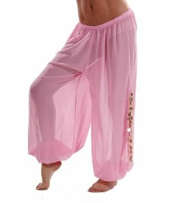 Miss Belly Dance Bellydancer Chiffon Harem Pants With Side Slits | MAIDEN DANCE BOTTOMS 20 Miss Belly Dance Bellydancer Chiffon Harem Pants With Side Slits | MAIDEN DANCE BOTTOMS