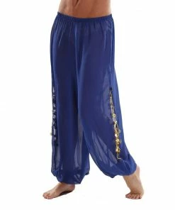 Miss Belly Dance Bellydancer Chiffon Harem Pants With Side Slits | MAIDEN DANCE BOTTOMS