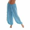 Miss Belly Dance Bellydancer Chiffon Harem Pants With Side Slits | MAIDEN DANCE BOTTOMS