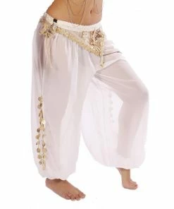 Miss Belly Dance Bellydancer Chiffon Harem Pants With Side Slits | MAIDEN DANCE BOTTOMS 19 Miss Belly Dance Bellydancer Chiffon Harem Pants With Side Slits | MAIDEN DANCE BOTTOMS